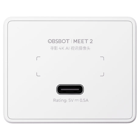 OBSBOT Meet 2 4K Webcam (Cloud White)