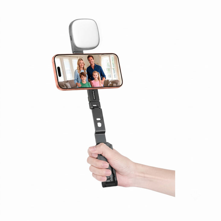 OMOTON TP03 Ultra-Slim Magnetic MagSafe Phone Tripod Stand (6-in-1)