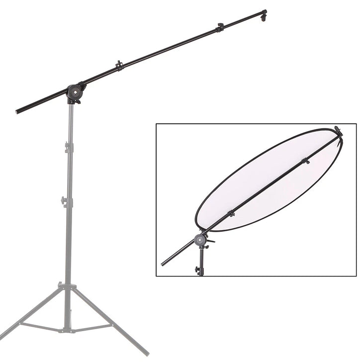 Photo Reflector Disc Boom Arm Holder with Adjustable Grip Head Clamp