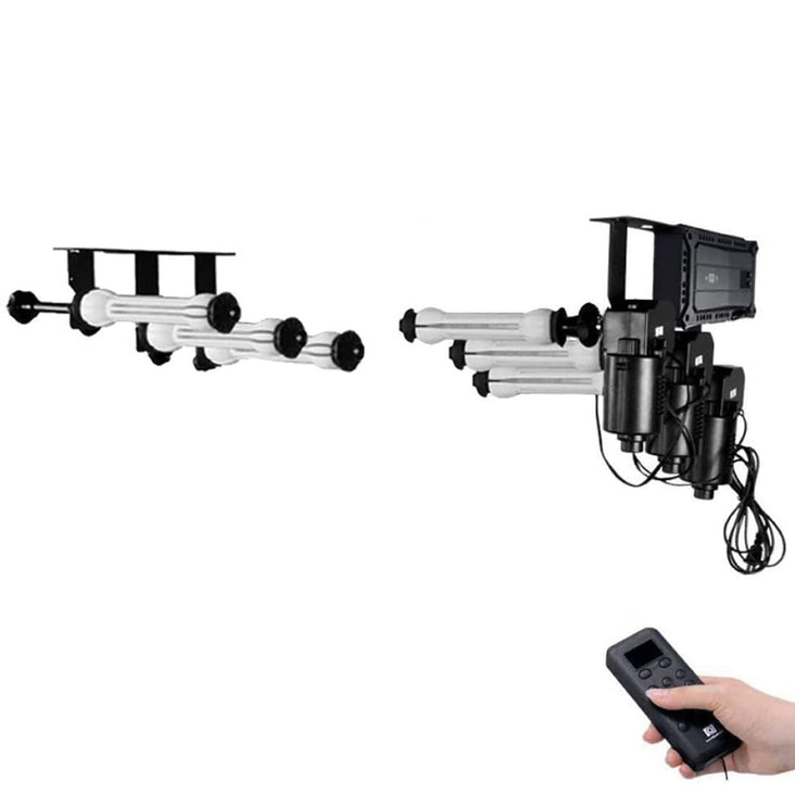 Photography Triple (3) Motorised Roller Wall Mounting Electric Backdrop Support (DEMO STOCK)