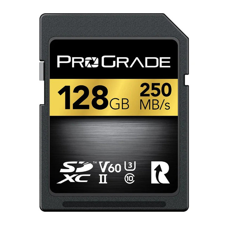 ProGrade Digital 128GB SDXC UHS-II V60 Memory Card (Gold)
