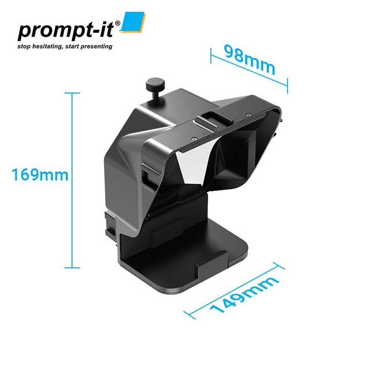 Prompt-it® Mini Smartphone and Camera Teleprompter