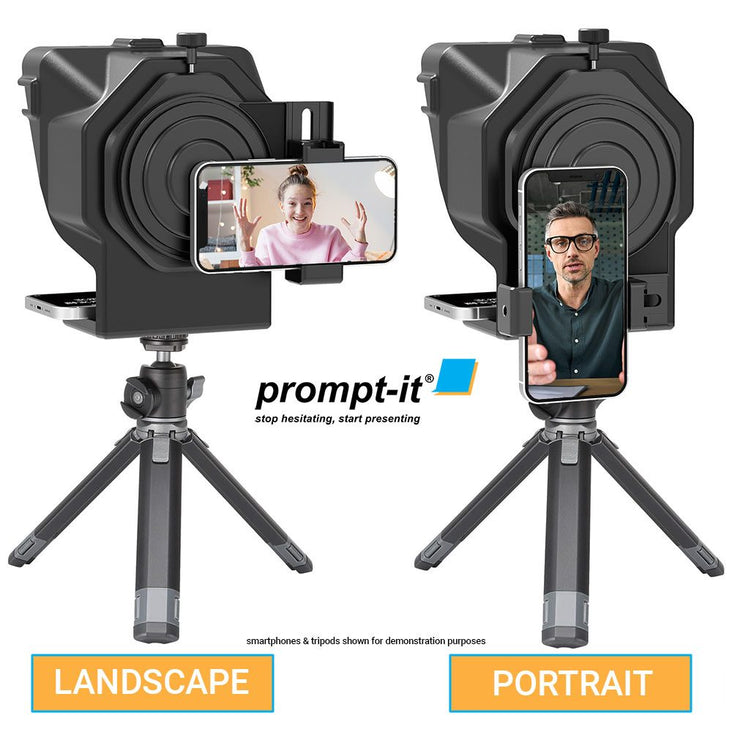 Prompt-it® Mini Smartphone and Camera Teleprompter