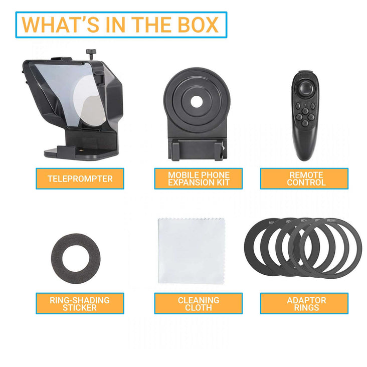 Prompt-it® Mini Smartphone and Camera Teleprompter