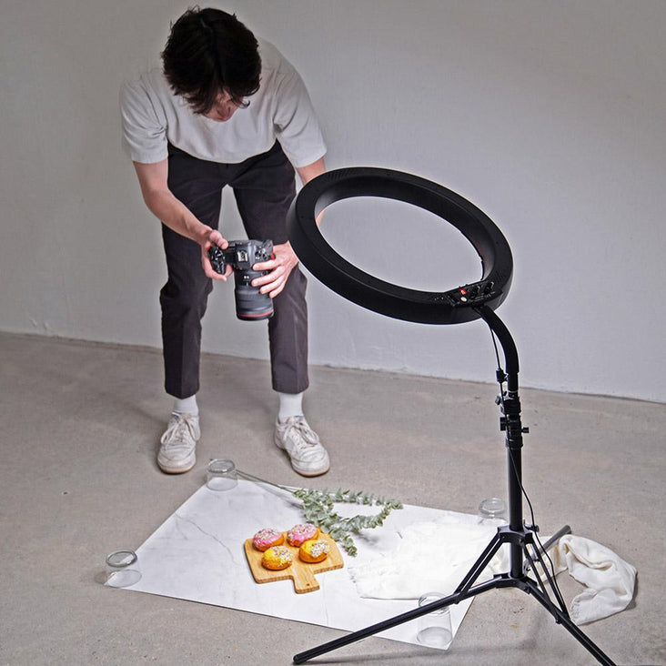 Flat Lay Instagram Backdrop (56cm x 87cm) - White & Bright - Bundle