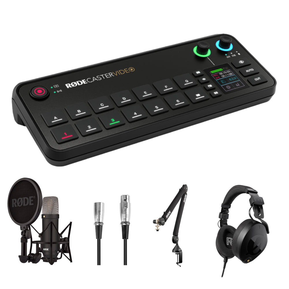 Rode RODECaster Video Single Person Pro Streamer Kit - Bundle – Hypop