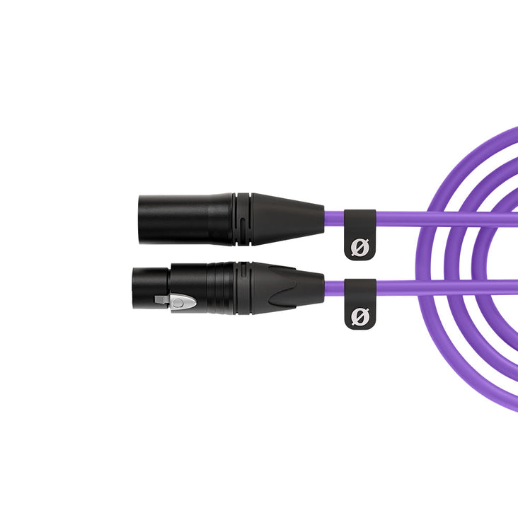 Rode Neutrik XLR M to XLR F Microphone Cable (3m, Purple)