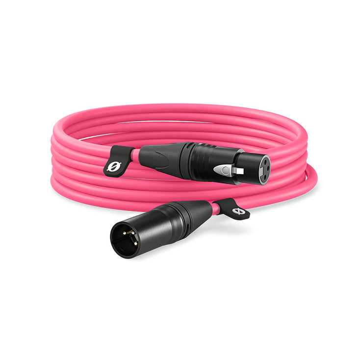 Rode Neutrik XLR M to XLR F Microphone Cable (6m, Pink)