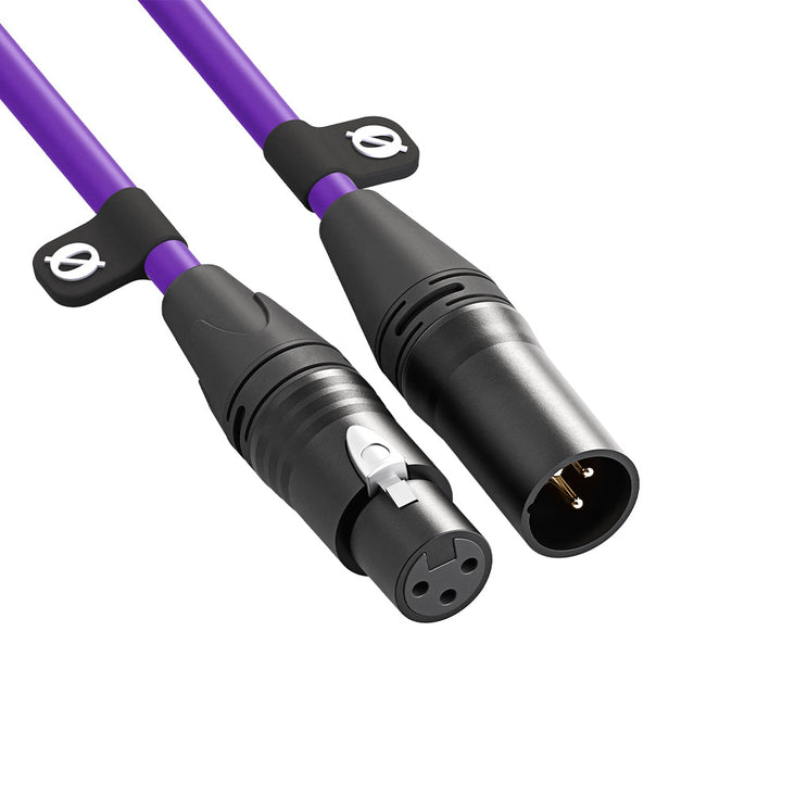 Rode Neutrik XLR M to XLR F Microphone Cable (3m, Purple)