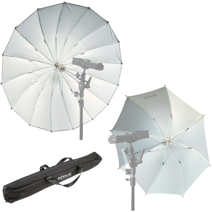Rogue Photographic Design Umbrella Travel Kit (38" with Diffuser + 32" Shoot-Through)