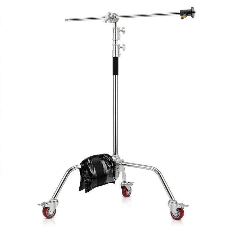 Rolling C-Stand Overhead Camera Rig for Flat Lay & Top-Down Photography - Bundle