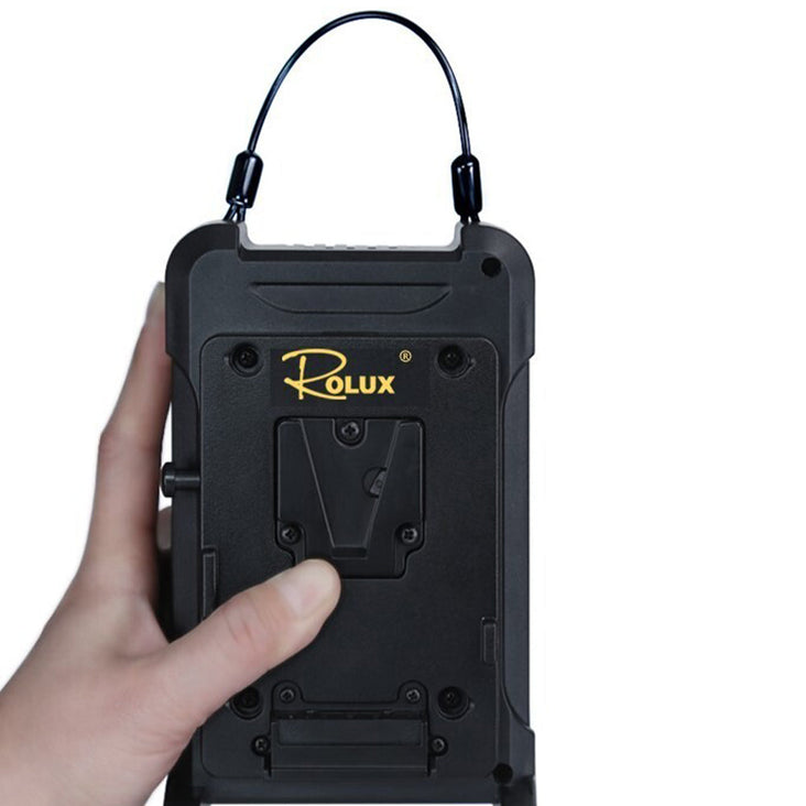 Rolux Dual Chanel Adaptive Smart Charger for V-Lock Battery
