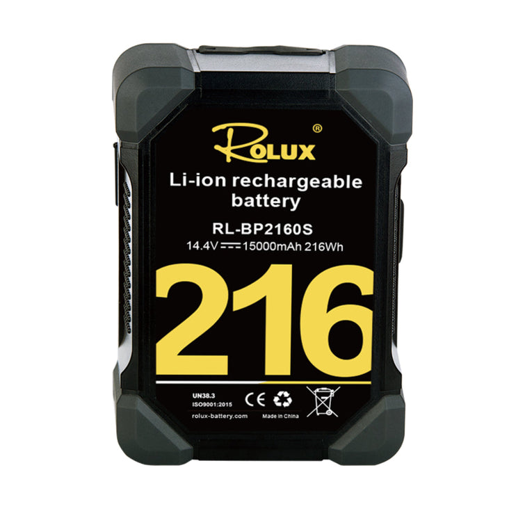 Rolux RL-BP2160S V Mount Battery 15000mAh (Black)