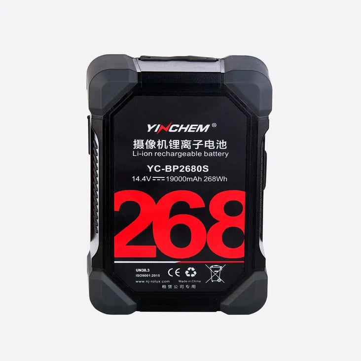 Rolux RL-BP2680S Heavy Duty 268Wh Li-ion Battery V-mount (Black)