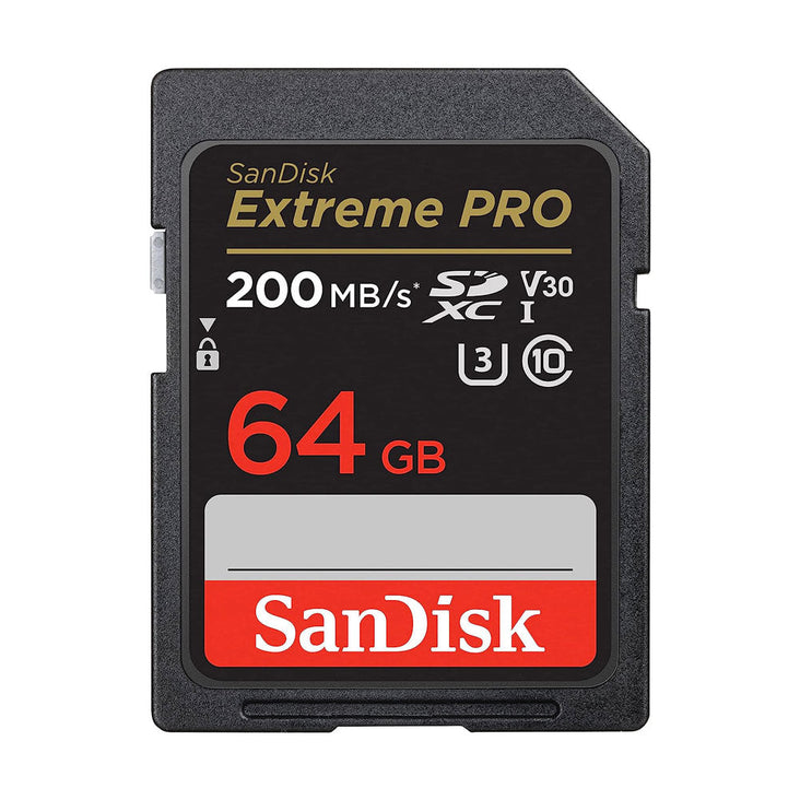 Sandisk Extreme Pro SDXC UHS-1 SD 64GB Card 200 MB/s