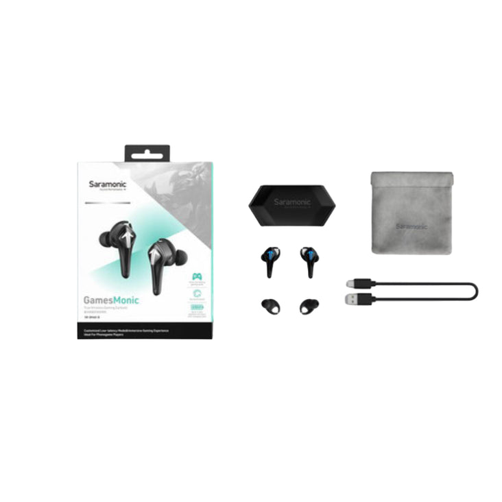 Saramonic BH60 GamesMonic True Wireless Gaming Earbuds (Black)