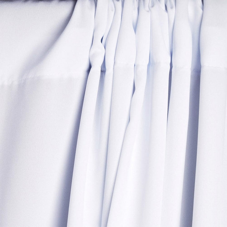 Savage Solid Eco White 1.52m x 2.74m Wrinkle Resistant Polyester Background