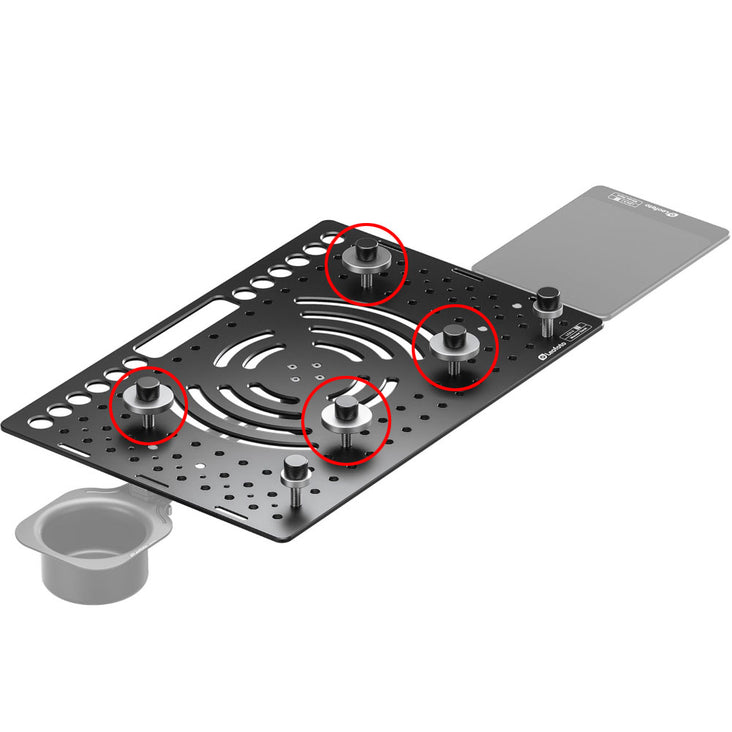 Set of Four (4) Leofoto LCH-3 Laptop Tray Replacement Screws (3/8" Threads)