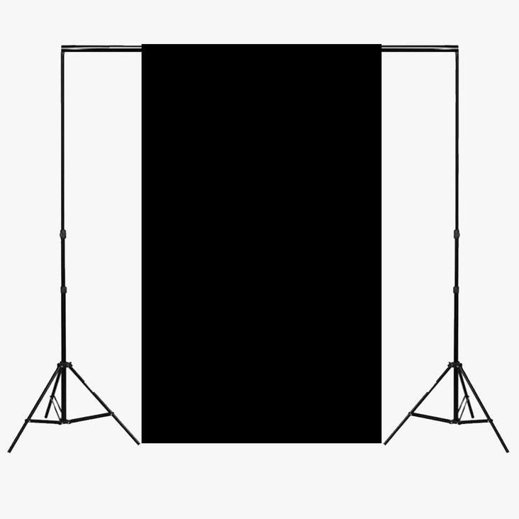 Spectrum Badabing Black Paper Roll Photography Studio Backdrop Half Width (Custom Cut 1.55 x 10M) (DEMOS STOCK)