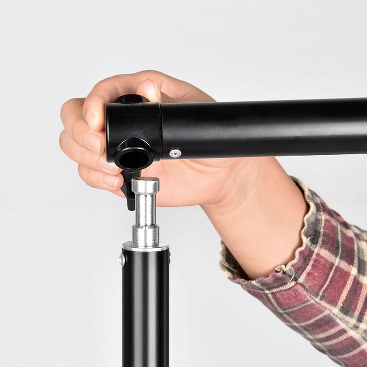 Spectrum 2.0M x 2.8M Heavy Duty Telescopic Pole Backdrop Stand Bundle