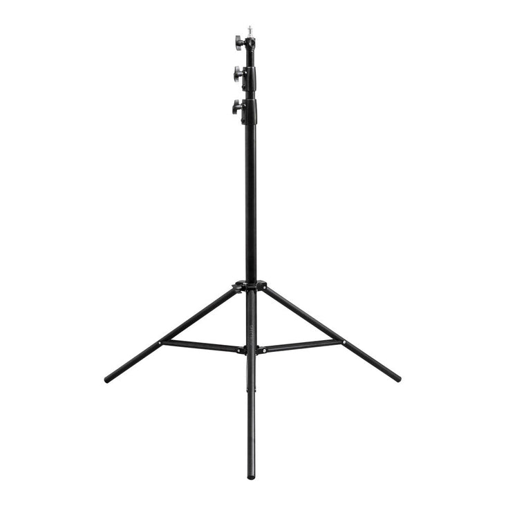 Spectrum 280cm Heavy Duty Air Cushioned Light Stand for Flashes and LEDs (Black)
