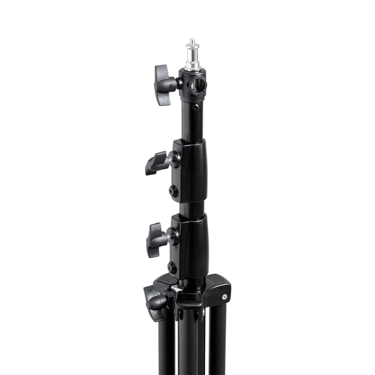 Spectrum 2-Pack 280cm Heavy Duty Air-Cushioned Light Stands - Bundle