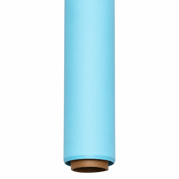 Spectrum Non-Reflective Full Paper Roll Backdrop (2.7M x 10M) - Sky's The Limit Blue