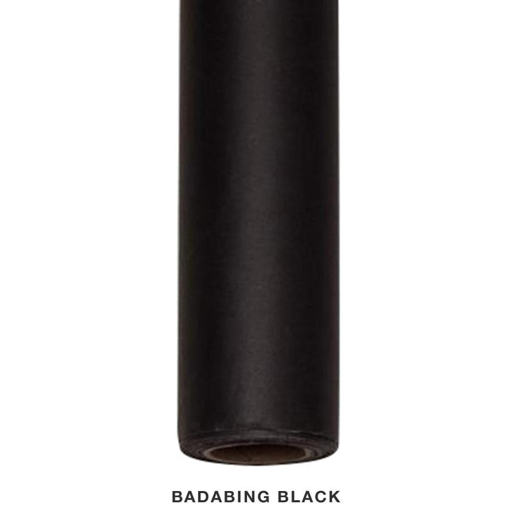 Spectrum 50cm Non Reflective Seamless Paper Roll Backdrop Offcuts - Badabing Black