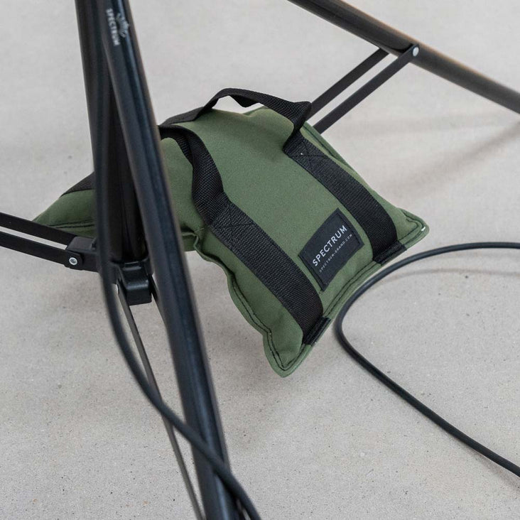 3x Spectrum Khaki Green Pre-Filled Weighted Shot Sandbags 10kg (DEMO STOCK)