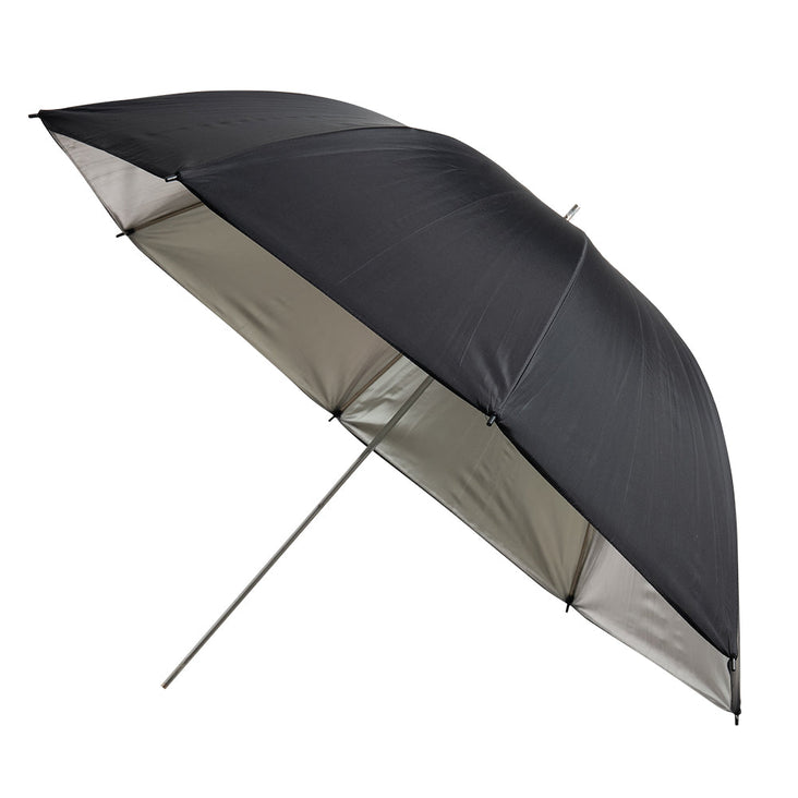 Spectrum Large Black/Silver Reflector Umbrella (40"/101cm)