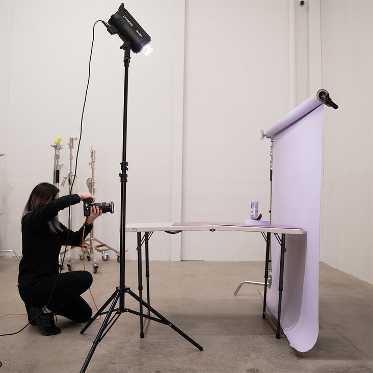 Spectrum Paper Roll Photography Studio Backdrop Half Width (1.36 x 10M) - Fresh Lavender Purple