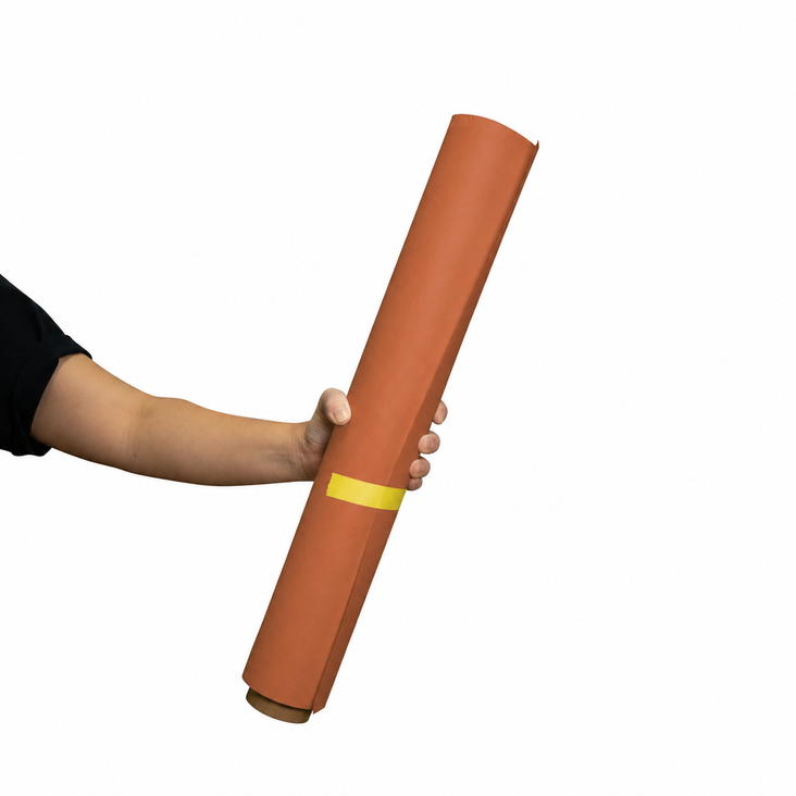Spectrum 50cm Non Reflective Seamless Paper Roll Backdrop Offcuts - Dash of Spice Brown