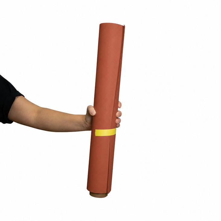 Spectrum 50cm Non Reflective Seamless Paper Roll Backdrop Offcuts - Dash of Spice Brown
