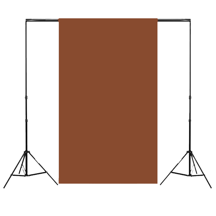 Spectrum Mochaccino Brown Paper Roll Photography Studio Backdrop Half Width (1.36 x 10M)
