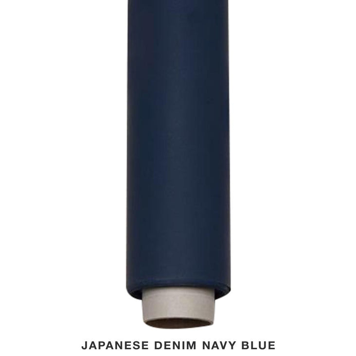 Spectrum 50cm Non Reflective Seamless Paper Roll Backdrop Offcuts - Japanese Denim Blue
