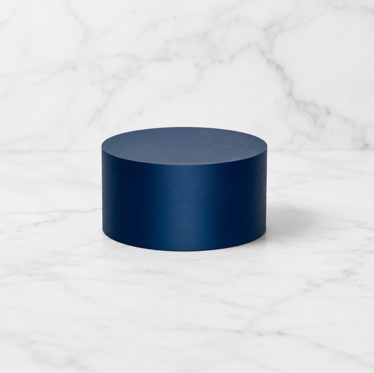 Spectrum PRINT.PROPS Styling Photography Prop - Cylinder - 100x100x60mm (Blueberry Bliss Blue)