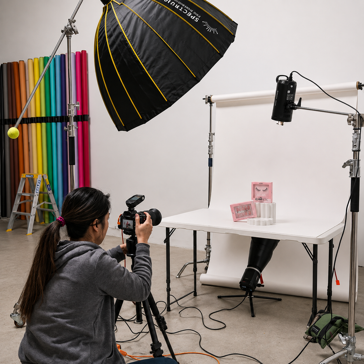 Spectrum White PRO.PROPS Styling Photography Prop - Flower Pillar Bundle (DEMO)