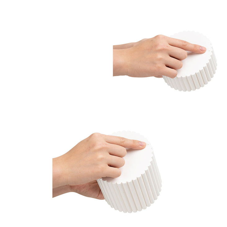 Spectrum White PRO.PROPS Styling Photography Prop - Ribbed Pillar Bundle (DEMO)