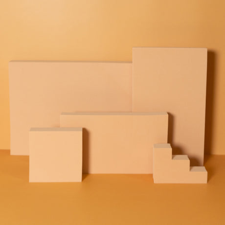 5 Piece Geometric Foam Styling Prop Set for Photography - Peachy Keen