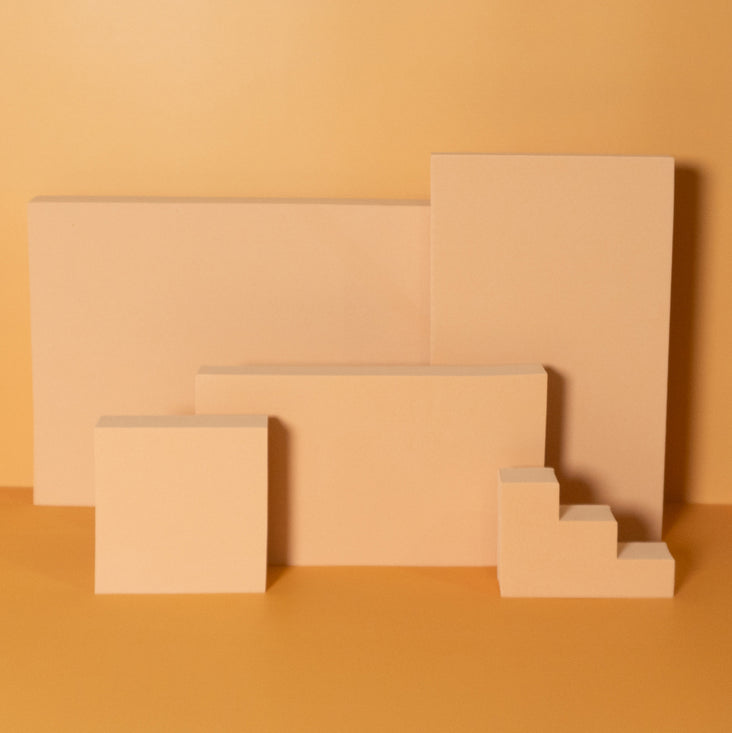 5 Piece Geometric Foam Styling Prop Set for Photography - Peachy Keen