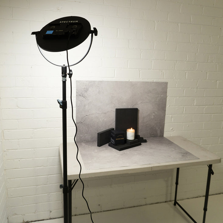 5 Piece Geometric Foam Styling Prop Set for Photography - Phantom Black