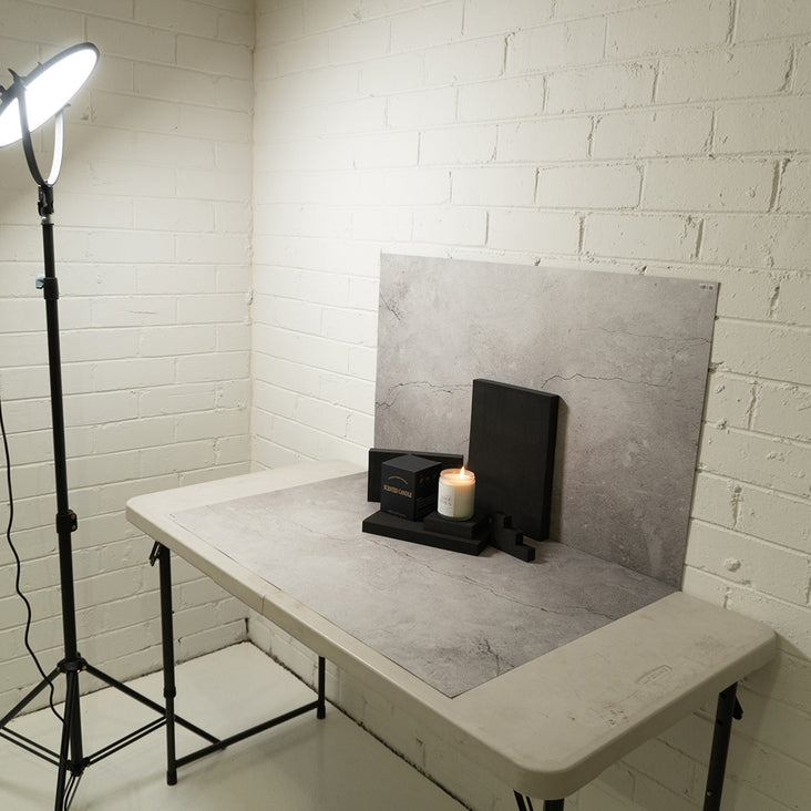 5 Piece Geometric Foam Styling Prop Set for Photography - Phantom Black