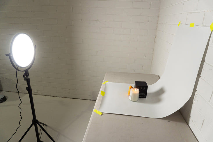 Spectrum 50cm Non Reflective Seamless Paper Roll Backdrop Offcuts - Desert Rave Beige