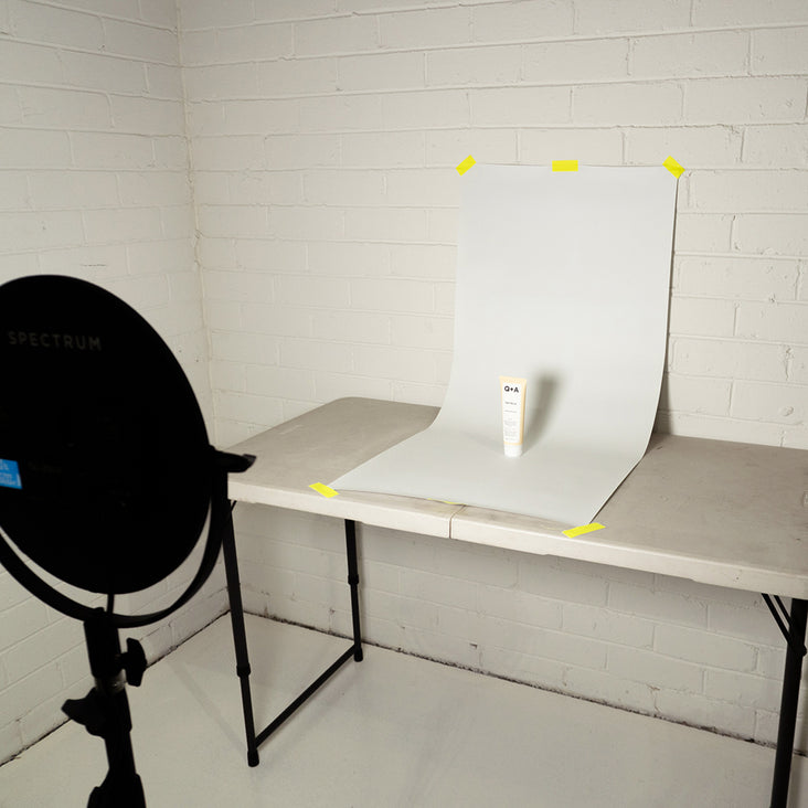 Spectrum 50cm Non Reflective Seamless Paper Roll Backdrop Offcuts - Queen Bee Yellow