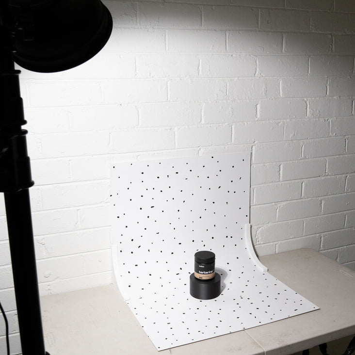 Spectrum PRINT.PROPS Styling Photography Prop - Cylinder - 100x100x60mm (Midnight Black)