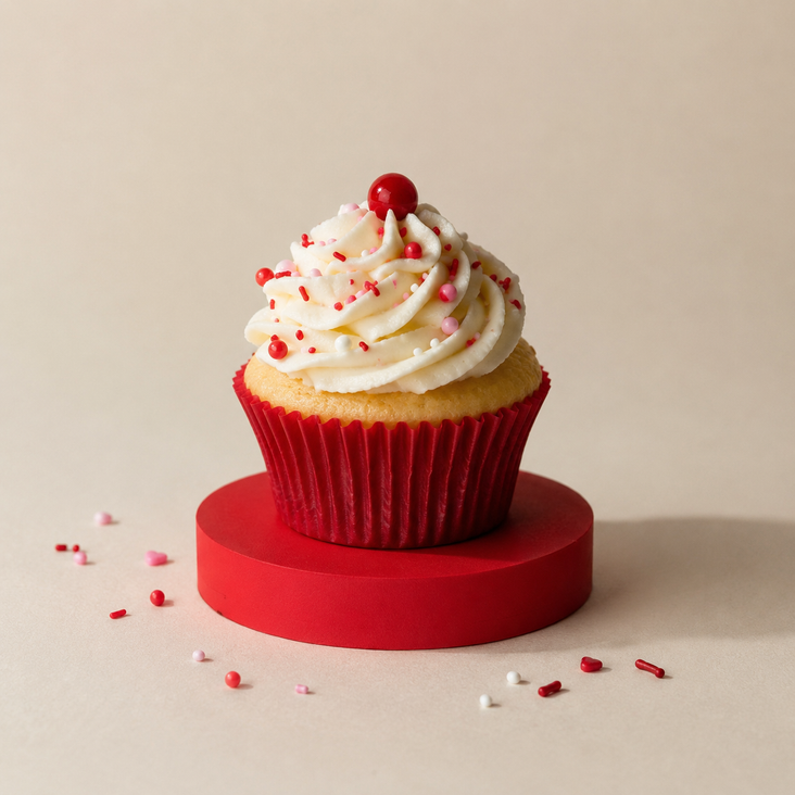 Spectrum PRINT.PROPS Styling Photography Prop - Cylinder - 100x100x20mm (Crimson Current Red)