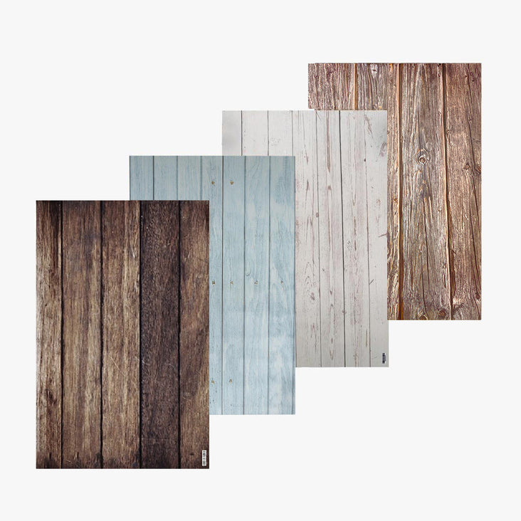 Flat Lay Instagram Backdrop (56cm x 87cm) - 'As Good As Wood' - Bundle