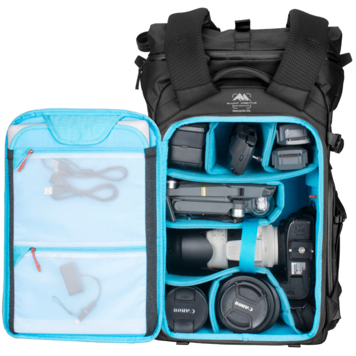 Summit Creative Large Metropolis 32L Roll Top Backpack