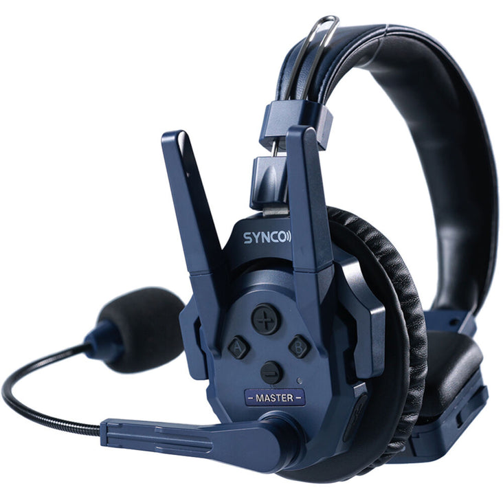 Synco Xtalk Master Intercom System with 8 Single-Ear Headsets