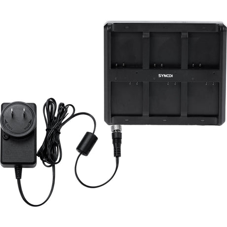 Synco Xtalk 6-Slot Lithium-Ion Battery Charging Case